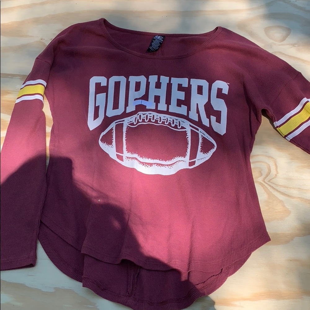 University of Minnesota gopher football shirt